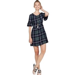 Speechless cute green‎ plaid mini dress size l